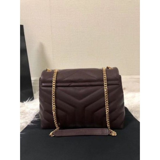Replica Borse piccola Saint Laurent Loulou matelassé bordeaux Riproduzione Fedele Borse Replica piccola Saint Laurent Loulou matelassé bordeaux imitazioni