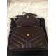 Replica Borse piccola Saint Laurent Loulou matelassé bordeaux Riproduzione Fedele Borse Replica piccola Saint Laurent Loulou matelassé bordeaux imitazioni