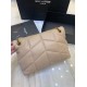 Replica Borsa piccola Saint Laurent Borsa Loulou Puffer agnello beige Riproduzione Fedele Borsa piccola Saint Laurent Borsa Loulou Puffer agnello beige imitazioni