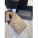 Replica Borsa piccola Saint Laurent Borsa Loulou Puffer agnello beige Riproduzione Fedele Borsa piccola Saint Laurent Borsa Loulou Puffer agnello beige imitazioni