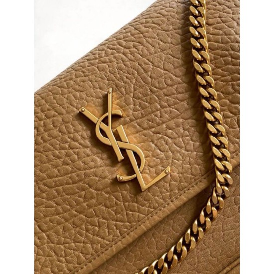 Replica Borse media Saint Laurent Niki a catena agnello martellata sughero scuro Riproduzione Fedele Borse Replica media Saint Laurent Niki a catena agnello martellata sughero scuro imitazioni