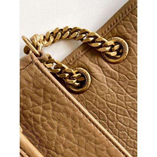 Replica Borse media Saint Laurent Niki a catena agnello martellata sughero scuro Riproduzione Fedele Borse Replica media Saint Laurent Niki a catena agnello martellata sughero scuro imitazioni
