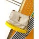 Replica Borsa media Saint Laurent Niki a catena agnello martellata bianca Riproduzione Fedele Borsa media Saint Laurent Niki a catena agnello martellata bianca imitazioni