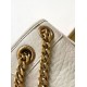 Replica Borsa media Saint Laurent Niki a catena agnello martellata bianca Riproduzione Fedele Borsa media Saint Laurent Niki a catena agnello martellata bianca imitazioni