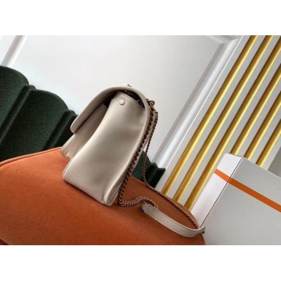 Replica Borsa media Saint Laurent Niki agnello bianca Riproduzione Fedele Borsa media Saint Laurent Niki agnello bianca imitazioni