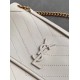 Replica Borsa media Saint Laurent Niki agnello bianca Riproduzione Fedele Borsa media Saint Laurent Niki agnello bianca imitazioni