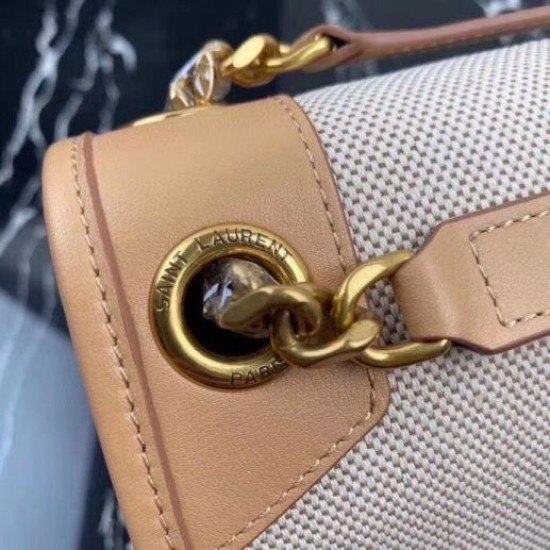 Replica Borsa media Saint Laurent Niki tela di cotone Riproduzione Fedele Borsa media Saint Laurent Niki tela di cotone imitazioni