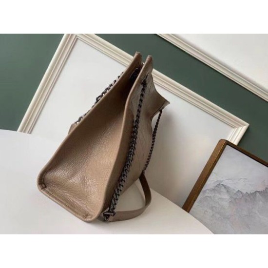 Replica Borsa shopping Saint Laurent Niki media sabbia Riproduzione Fedele Borsa shopping Saint Laurent Niki media sabbia imitazioni