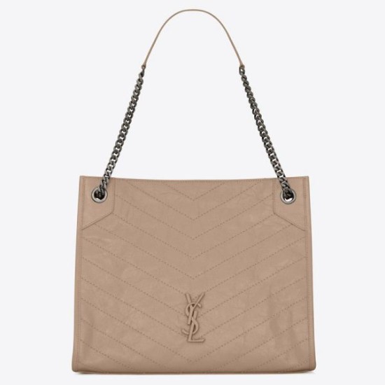 Replica Borsa shopping Saint Laurent Niki media sabbia Riproduzione Fedele Borsa shopping Saint Laurent Niki media sabbia imitazioni