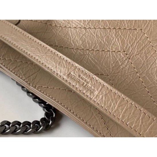 Replica Borsa shopping Saint Laurent Niki media sabbia Riproduzione Fedele Borsa shopping Saint Laurent Niki media sabbia imitazioni