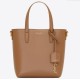 Replica Borsa shopping Saint Laurent Mini Toy vitello marrone Riproduzione Fedele Borsa shopping Saint Laurent Mini Toy vitello marrone imitazioni