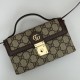 Replica Gucci 837466 Perfetta a tracolla maxi Softbit oversize in suede Marrone Imitazioni Replica Gucci 837466 Perfetta a tracolla maxi Softbit oversize in suede Marrone