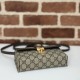 Replica Gucci 837466 Perfetta a tracolla maxi Softbit oversize in suede Marrone Imitazioni Replica Gucci 837466 Perfetta a tracolla maxi Softbit oversize in suede Marrone