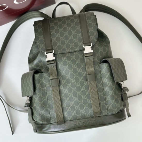 Replica Borse Firmate  a tracolla piccola Gucci GG Monogram 795479 Zaino in tessuto GG verde