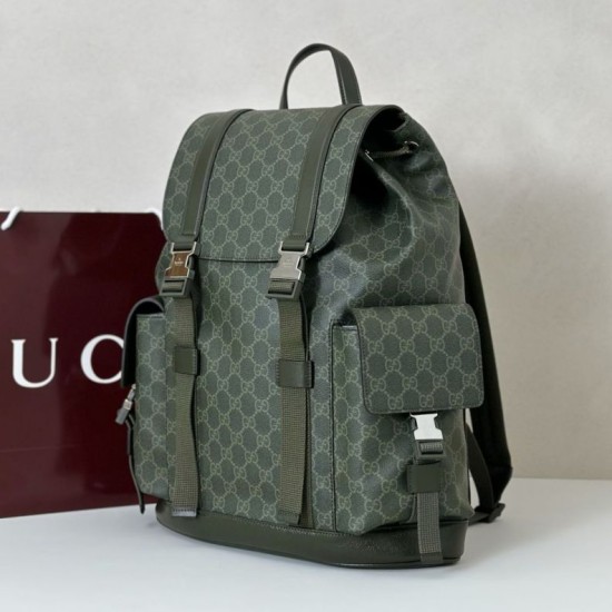 Replica Borse Firmate  a tracolla piccola Gucci GG Monogram 795479 Zaino in tessuto GG verde