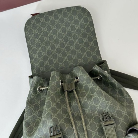 Replica Borse Firmate  a tracolla piccola Gucci GG Monogram 795479 Zaino in tessuto GG verde