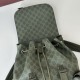 Replica Borse Firmate  a tracolla piccola Gucci GG Monogram 795479 Zaino in tessuto GG verde