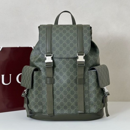 Replica Borse Firmate  a tracolla piccola Gucci GG Monogram 795479 Zaino in tessuto GG verde