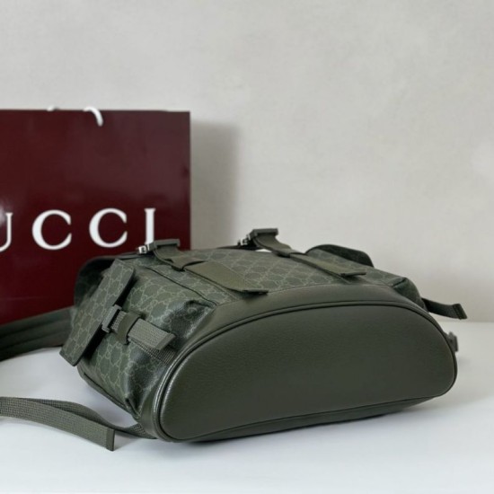 Replica Borse Firmate  a tracolla piccola Gucci GG Monogram 795479 Zaino in tessuto GG verde