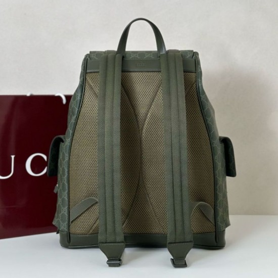 Replica Borse Firmate  a tracolla piccola Gucci GG Monogram 795479 Zaino in tessuto GG verde