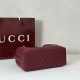 Replica Gucci 815214 Borsa tote media GG Emblem in pelle goffrata nera