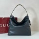 Replica Gucci 850546 850926 borsa tote grande Beatrix in morbida pelle liscia Nero