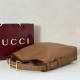 Replica Gucci 850546 850926 borsa tote grande Beatrix in morbida pelle liscia Marrone