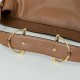 Replica Gucci 850546 850926 borsa tote grande Beatrix in morbida pelle liscia Marrone