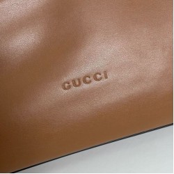 Replica Gucci 850546 850926 borsa tote grande Beatrix in morbida pelle liscia Marrone Imitazioni Replica Gucci 850546 850926 borsa tote grande Beatrix in morbida pelle liscia Marrone