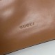 Replica Gucci 850546 850926 borsa tote grande Beatrix in morbida pelle liscia Marrone