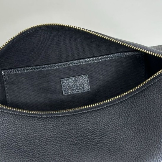 Replica Borsa a tracolla Gucci Half Horsebit Mini/media 860787 Pelle Granata Nero Imitazioni Replica Borsa a tracolla Gucci Half Horsebit Mini/media 860787 Pelle Granata Nero