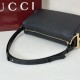 Replica Borsa a tracolla Gucci Half Horsebit Mini/media 860787 Pelle Granata Nero Imitazioni Replica Borsa a tracolla Gucci Half Horsebit Mini/media 860787 Pelle Granata Nero