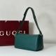 Replica Borse Alta Qualità a tracolla Gucci Half Horsebit Mini/media 860787 Pelle Granata Verde Imitazioni Replica Borse Alta Qualità a tracolla Gucci Half Horsebit Mini/media 860787 Pelle Granata Verde