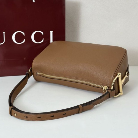 Replica Borse Imitazioni a tracolla Gucci Half Horsebit Mini/media 860787 Pelle Granata Marrone Imitazioni Replica Borse Imitazioni a tracolla Gucci Half Horsebit Mini/media 860787 Pelle Granata Marrone