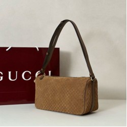Borsa a tracolla Gucci Half Horsebit Mini/media 860787 Pelle Granata Marrone Borsa a tracolla Gucci Half Horsebit Mini/media 860787 Pelle Granata Marrone