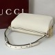 Replica Borsa a tracolla Gucci Half Horsebit Mini/media 860787 Pelle Granata Marrone
