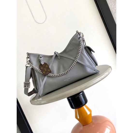 Replica Borse Firmate  a tracolla Louis Vuitton CarryAll Cargo Vibe PM M12579 Grigia