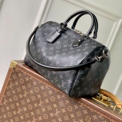 Replica Borsa da uomo Louis Vuitton Speedy Soft 30 M15102 Monogram Eclipse Imitazioni Replica Borsa da uomo Louis Vuitton Speedy Soft 30 M15102 Monogram Eclipse