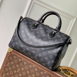 Replica Borsa da uomo Louis Vuitton Speedy Soft 30 M15102 Monogram Eclipse