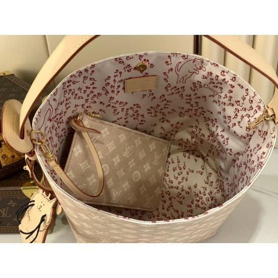 Replica Borsa a secchiello Louis Vuitton All In GM M25727 Firma Meowgram Imitazioni Replica Borsa a secchiello Louis Vuitton All In GM M25727 Firma Meowgram