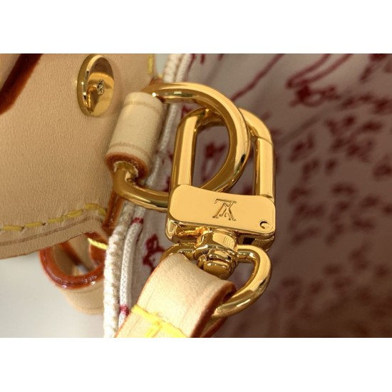 Replica Borsa a secchiello Louis Vuitton All In GM M25727 Firma Meowgram Imitazioni Replica Borsa a secchiello Louis Vuitton All In GM M25727 Firma Meowgram