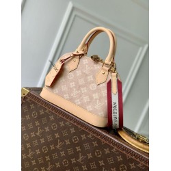 Borsa Louis Vuitton Alma BB M25728 Firma Meowgram