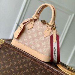 Replica Borsa Louis Vuitton Alma BB M25728 Firma Meowgram