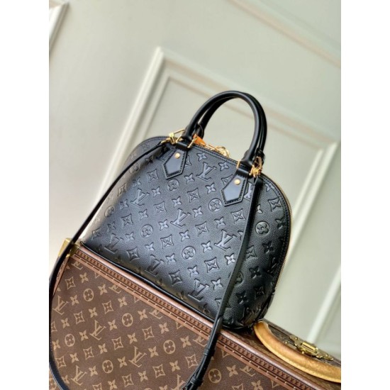 Replica borse griffate Louis Vuitton Classic Alma PM M26489 Nera Imitazioni Replica borse griffate Louis Vuitton Classic Alma PM M26489 Nera