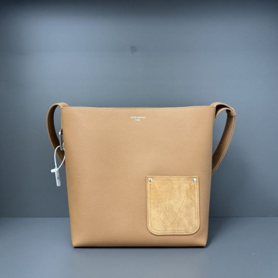 Replica Borsa hobo da uomo Louis Vuitton Verso M26745 Marrone Imitazioni Replica Borsa hobo da uomo Louis Vuitton Verso M26745 Marrone