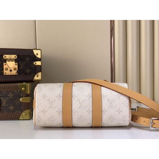 Replica Borse  Alta Qualità Louis Vuitton M27161 Keepall Bandoulière 25 Albicocca Fiore