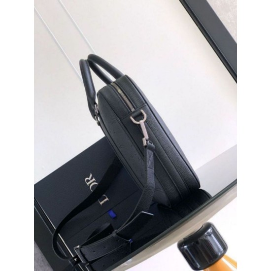 Riproduzione Fedele Imitazione Cartella Dior con cerniera Nero Gravity imitazioni