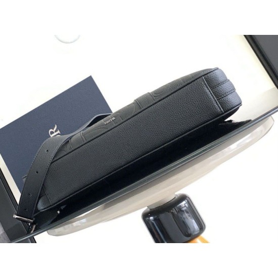 Riproduzione Fedele Imitazione Cartella Dior con cerniera Nero Gravity imitazioni