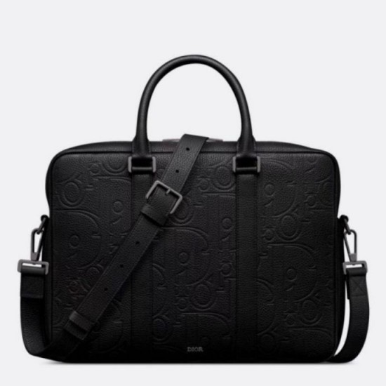 Riproduzione Fedele Imitazione Cartella Dior con cerniera Nero Gravity imitazioni