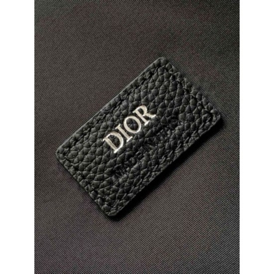 Riproduzione Fedele Imitazione Cartella Dior con cerniera Nero Gravity imitazioni